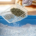 thumbnail image 4 of DUSTNIX Cat Litter Scoop, Metal Scooper, Deep Shovel, Ergonomic Handle, Kitten Poop Sifting, Durable, Heavy Duty Speed Sifter, for Litter Box （Silvery-Gray）, 4 of 7