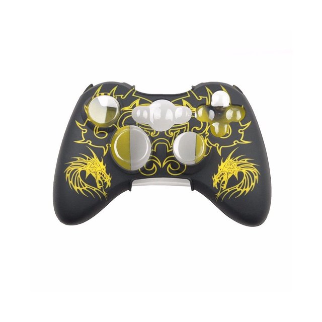 Soft Silicone Kylin Protective Controller Case Cover Skin for Xbox360-Yellow