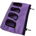 thumbnail image 4 of Pet Rabbit Fourhole Oxford Cloth Hay Bag Hanging Pouch Feeder Holder Feeding Container(purple ), 4 of 9