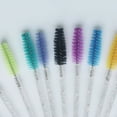 thumbnail image 3 of ACDANC 50 Pcs Eyelash Brush,Disposable Mascara Wands,Colour Brush Lash Brush,Light Blue, 3 of 3