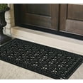 thumbnail image 3 of A1HC 34lb Heavy Duty Rubber Doormat 36"x72" - Won't Blow Away, Outdoor Front Door Mat, Mud Dirt Scraper, Non-Slip Drainage Mat for Entryway Patio Garage, 3 of 7