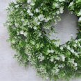 thumbnail image 6 of EUDIDV Decorative Faux Flowers Artificial Green Plant Flower Wreath Simulation Green Plant Garland Home Office Artificial Flowers, 6 of 7