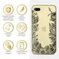 thumbnail image 4 of Case Yard iPhone-8-Plus Case Clear Soft & Flexible TPU Ultra Low Profile Slim Fit Thin Shockproof Transparent Bumper Protective Cover Drop Protective Cell Phone Cases (Vintage Flowers), 4 of 8