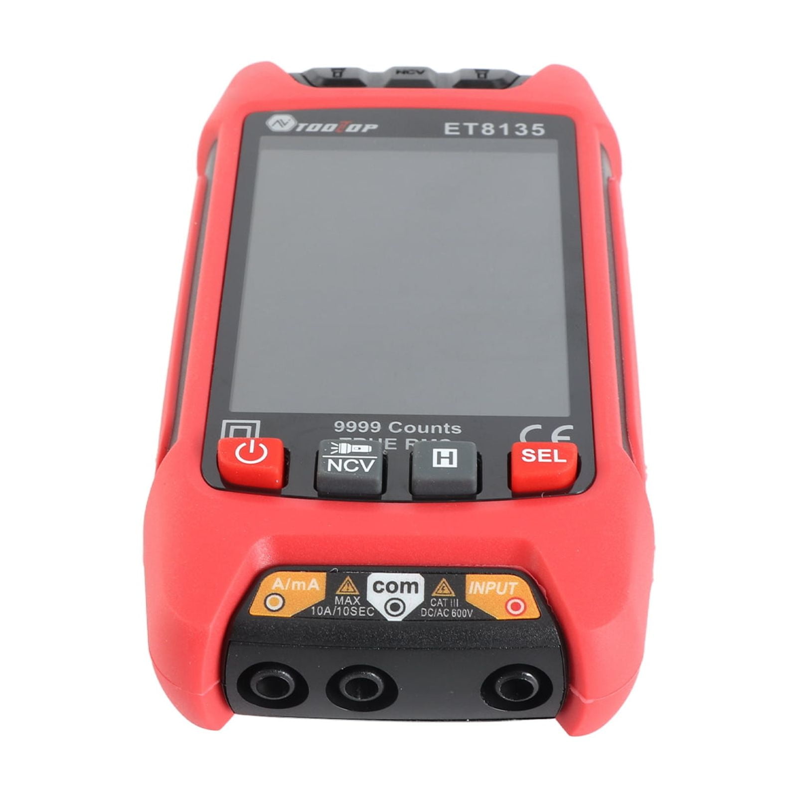 Resistance 9999 Counts Digital Multimeter Color Display Handheld Multimeter NCV Noncontact Sensing Professional Voltage Current Capacitance Resistance Diode Measurement Meter