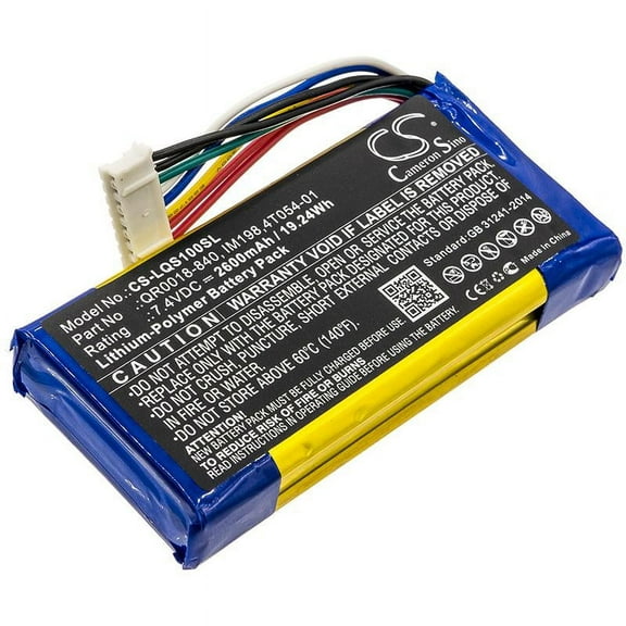 4T054-01, IM198, QR0018-840 Battery for Qolsys IQ Panel, 2600mAh - sold by smavco