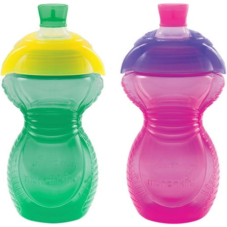 Munchkin Click-Lock Bite Proof Soft Spout Sippy Cup - 2 pack