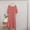 Watermelon Red, variant on Aobny Short Sleeve Nightgowns for Women Modal Mumu Nightshirts Boat Neck Black Long Plus Size Nightgowns for Women,L