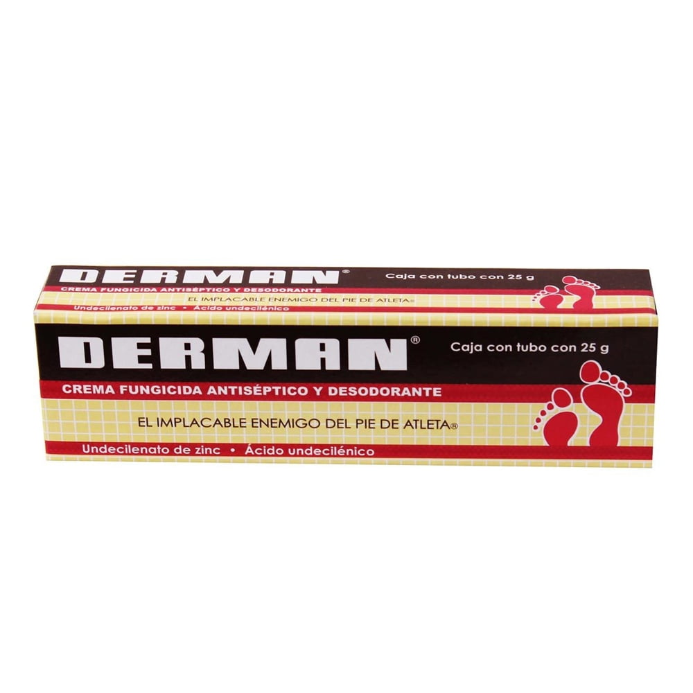 Derman Antifungal Cream. Athlete's Foot, Ringworm and Jock Itch