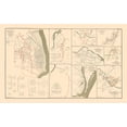thumbnail image 2 of Bien 32x22 Gold Ornate Wood Framed with Double Matting Museum Art Print Titled - Defenses In Civil War - Bien  1895, 2 of 4