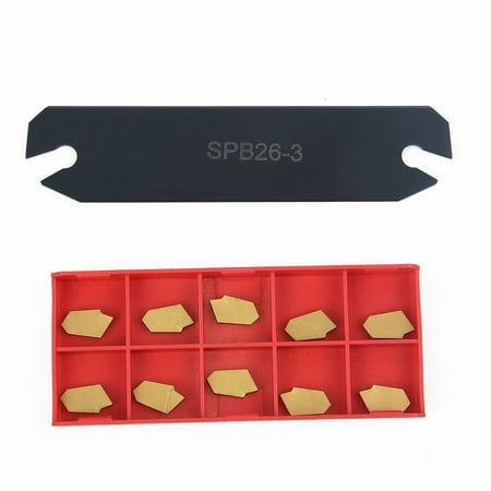 

SPB326 Slotting Cutter + 10pcs ZQMX3N11-1E YBC251 Slotted Grooved Insert