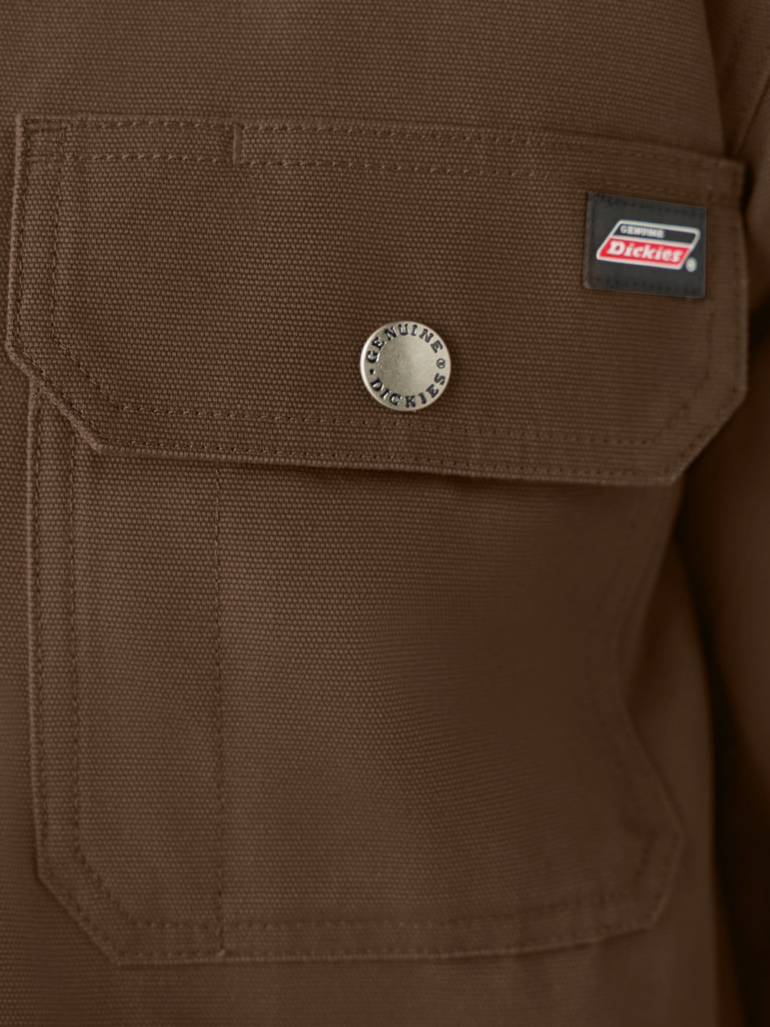 Genuine Dickies Men's Canvas Quilted Shirt Jacket
