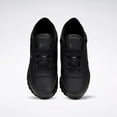 thumbnail image 5 of Reebok Womens Classic Renaissance Sneakers Black Solid Grey D Width Size US, 5 of 9