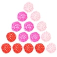 thumbnail image 4 of 15pcs Party Home Decorative Rattan Balls Creative Photo Props (Pink, Rose, Red), 4 of 8