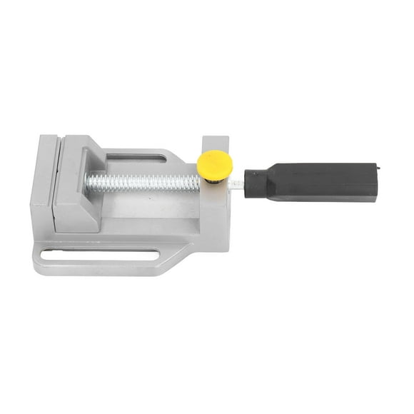Drill Press Vise, Bench Clamp Vise Aluminum Alloy for Drilling Sawing Projects