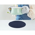 thumbnail image 5 of REGALWOVEN Farmhouse Placemats Set of 4 Cotton Rope Round Placemats for Dining Table Decor Indoor Outdoor Navy Blue 12*12in, 5 of 7