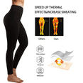 thumbnail image 6 of Women Sauna Leggings Sweat Pants High Waist Slimming Hot Thermo Compression Workout Fitness Exercise Tights Body Shaper, 6 of 9