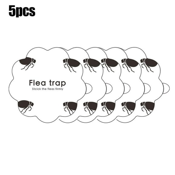 5 uds trampa para pulgas pegatinas trampas adhesivas para moscas trampas para pulgas en forma de calabaza para el dormitorio del hogar