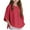 Red, variant on JTSRKL Girls 3/4 Sleeve Linen Shirts Lightweight Soft Cotton Summer Crewneck T-Shirts Kids Tops Trendy Oversized Solid Color Tunic Tees Blouse Black 11-12 Years