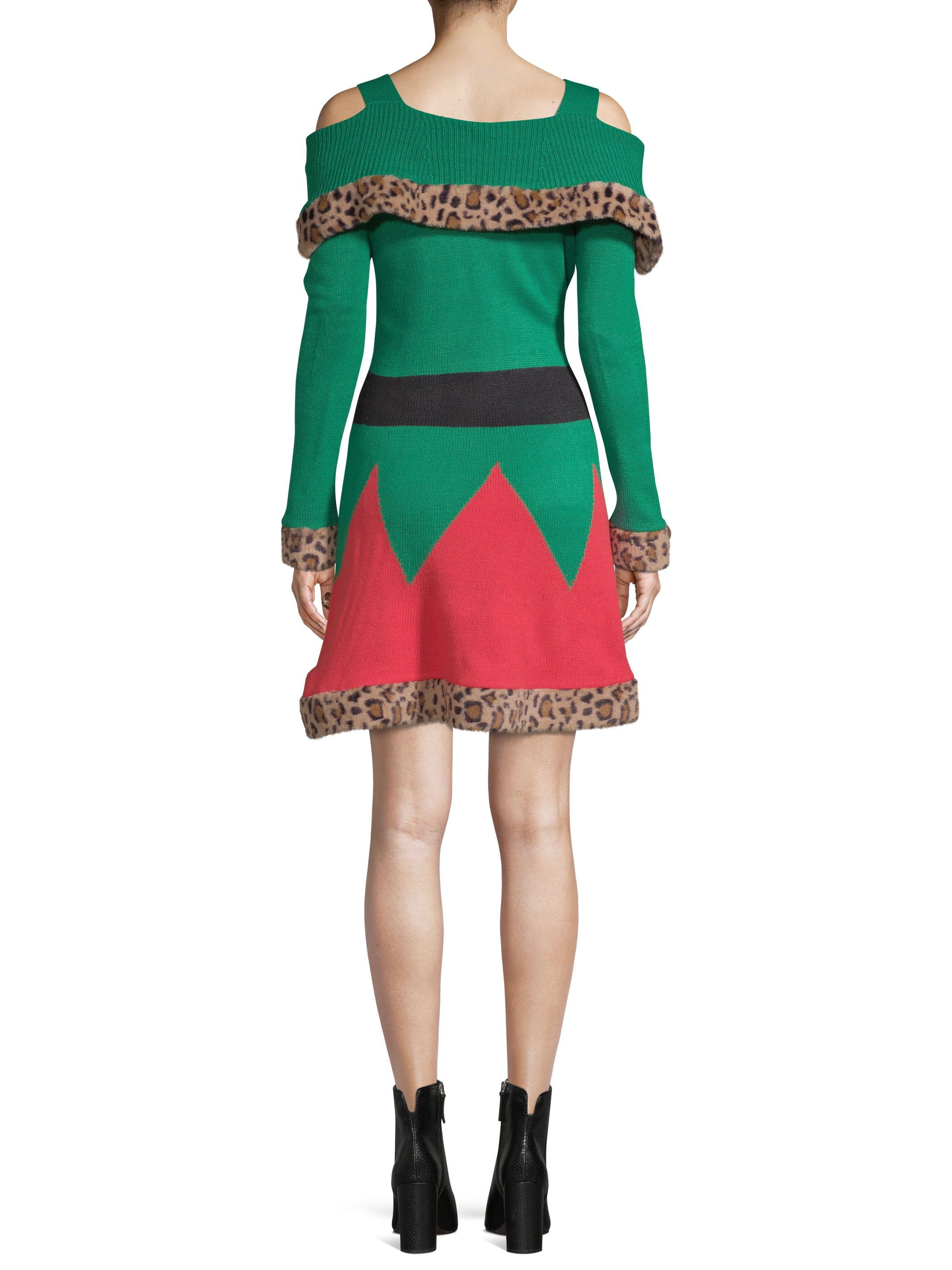 womens ugly christmas sweater dress