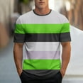 thumbnail image 2 of hotojiny Mens T-Shirt Colorblock Crewneck Loose Fit Tee Short Sleeve Soft Breathable Basic Top 2025 Summer Fashion Clothes, 2 of 5