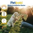 thumbnail image 2 of Petbobi 30ft Dog Tie Out Cable and Stake, Dog Runner Leash with Spring for Medium Large Dog up to 120lbs, 2 of 6