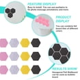 thumbnail image 5 of Guyelim 12pcs Hexagon Felt Board Felt Hexagon Wall Tile Board Wall Bulletin Board, 5 of 10