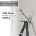 thumbnail image 3 of Richelieu NH2143021195 3-3/4" (96 Mm) Utility Metal Coat Hook - Nickel, 3 of 7