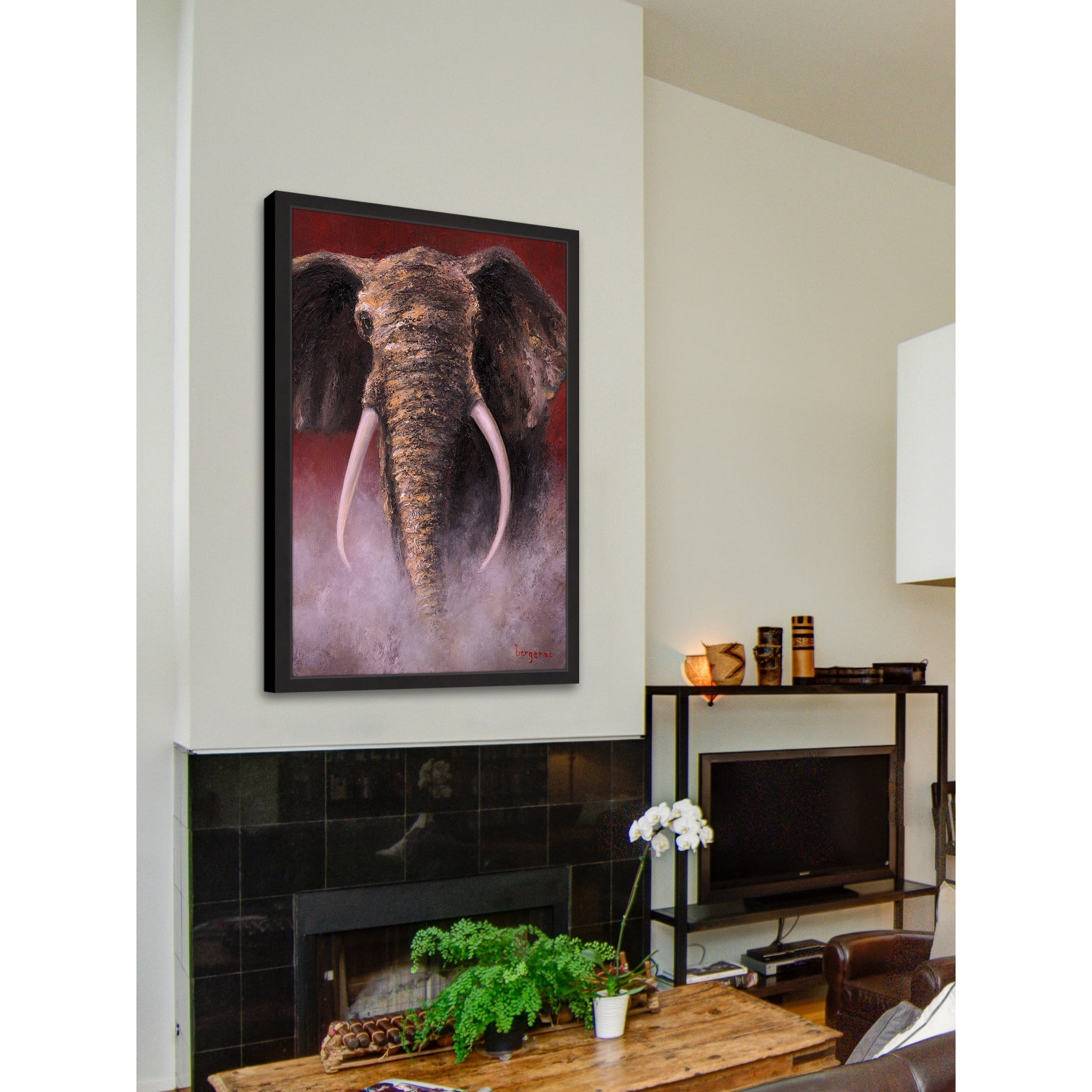 Marmont Hill "Savage" by Bergerac Framed Painting Print