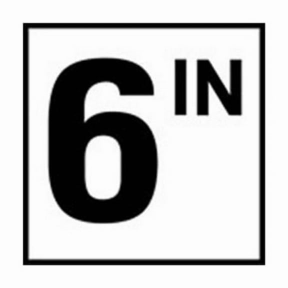 Inlays  6 in. No Skid Ceramic Tile - 6 IN