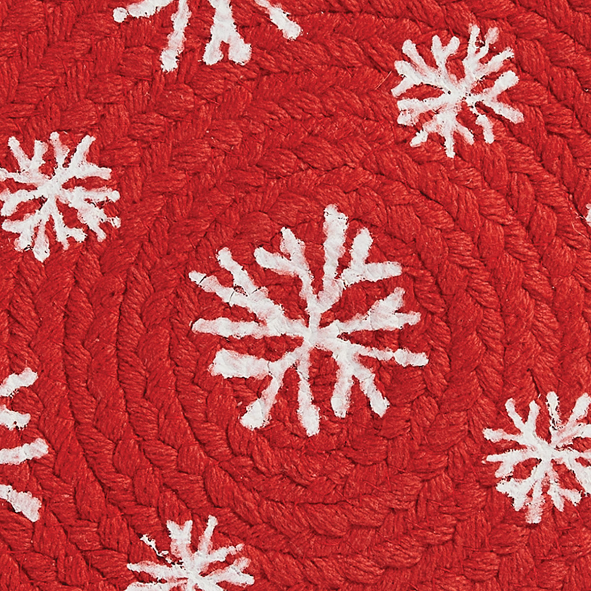 Split P Snowflake Round Placemat Set of 4