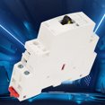 thumbnail image 4 of Compact 2P 25A 220V 50Hz Rail-Mounted AC Contactor with Manual Control Switch, Energy-Efficient & Ultra-Quiet Design for Home Use, 4 of 7