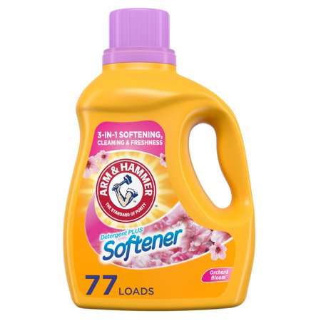 Arm & Hammer Plus a Touch of Softener, 77 Loads, Liiquid Laundry Detergent, 100.5 Fl oz