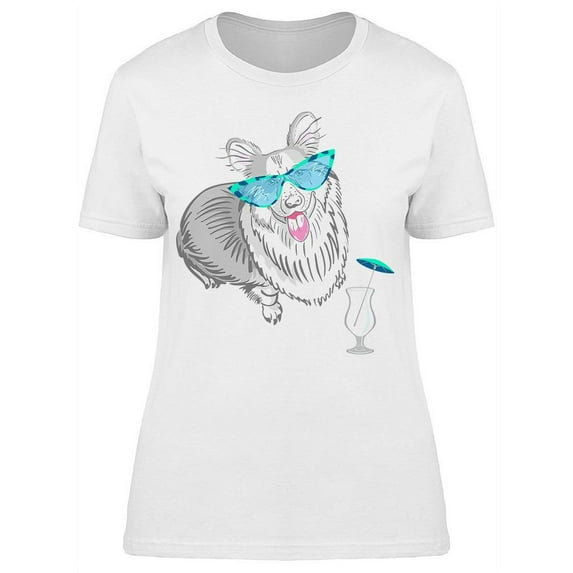 Corgi For The Summer T-Shirt Women -Image by Shutterstock, Female Small