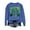 Blue, variant on Up to 65 off!Lolmot Women St Patrick's Day Sweatshirts Shamrock Sweater Pullover Clover Print Casual Irish Long Sleeve Tops