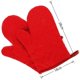 thumbnail image 4 of 1 par de guantes para horno de cocina con superficie de silicona antideslizante resistente al calor y forro de algodón suave seguros para cocinar, hornear y barbacoa, 4 of 5