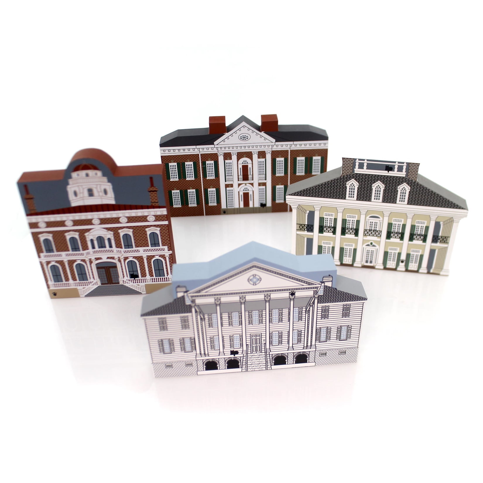 Cats Meow Village SOUTHERN BELLES SERIES SET / 4 Retired Annual Series