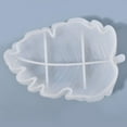 thumbnail image 4 of Milue Resin Coaster Molds Leaf Storage Tray Mold Silicone Agate Glossy Coaster, 4 of 10