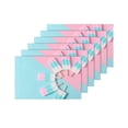 thumbnail image 4 of MKHERT Pink Blue Ice Cream Sticks Funny Food Placemats Table Mats for Dining Room Kitchen Table Decoration 12x18 inch,Set of 6, 4 of 4