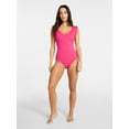 thumbnail image 3 of Time and Tru Women's and Women's Plus Size Ruffle Strap One Piece Swimsuit, Sizes XS-3X, 3 of 5