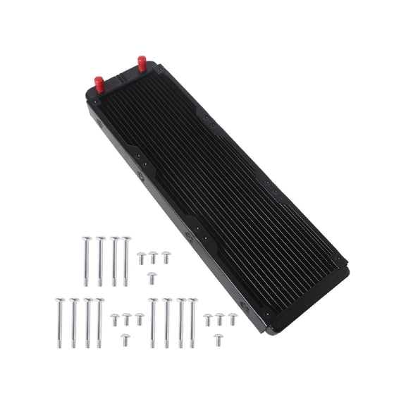 360mm 18 Tube Computer Water Cooling Radiator G1/4 Female Thread Heat Dissipation for Computer PC CPU Water Cool System