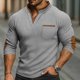 thumbnail image 1 of Ceisia Men's Gradient Printed Casual Elastic Sports Round Neck Activewear Top Gift, 1 of 6