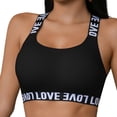 thumbnail image 1 of Stretch Letter Band Back Bralette for Everyday Comfort and Support Seamless Wireless Design with Elastic Crossback Straps for All-Season Wear, 1 of 7