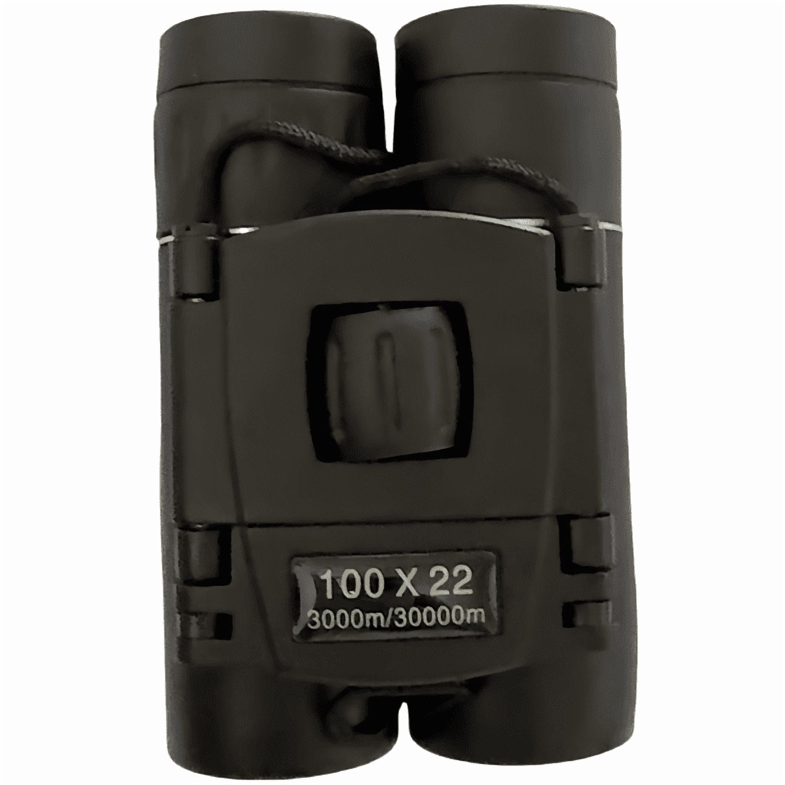 100x22 HD Powerful Binoculars 2000M Long Range Folding Mini Telescope BAK4 FMC Optics For Hunting Sports Outdoor Camping Travel