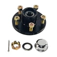 thumbnail image 1 of Kit de cubo de remolque compatible con eje recto de 1-1/16" para ejes de remolque de 2000 lb. 5 pernos en círculo de pernos de 4,5"., 1 of 9