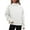 White, variant on Women's Oversized Sweatshirts 2023 Casual Long Sleeve Turtleneck Pullover Fall and Winter Solid Lounge Sweatshirt Tops