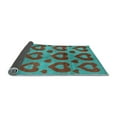 thumbnail image 2 of Ahgly Company Indoor Rectangle Abstract Light Blue Modern Area Rugs, 4' x 6', 2 of 4