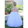 thumbnail image 5 of Ekidsbridal One-Shoulder Sequin Tutu Flower Girl Dress for Wedding Father Daughter Dance Ceremony Gown 182 10, 5 of 7
