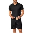 thumbnail image 1 of Conjuntos Short Hombre Playera Tipo Polo Traje Moda Casual, 1 of 7