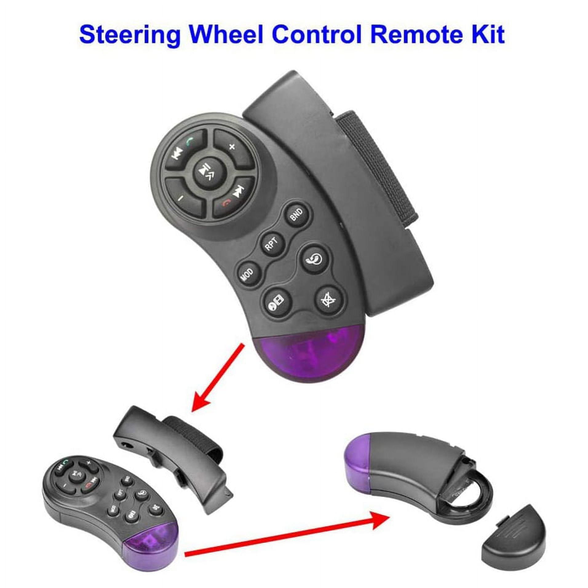 Universal Steering Wheel Wireless Remote Control 11 Buttons for Car CD DVD MP5 Player