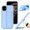 Light blue, variant on ZHaobin Magnetic Holder Stand Kickstand Hand Band Cell Phone Case for iPhone 16 15 14 pro Max Plus Bracket Wrist Strap Cover (Light green,For IPhone 14 ProMax)